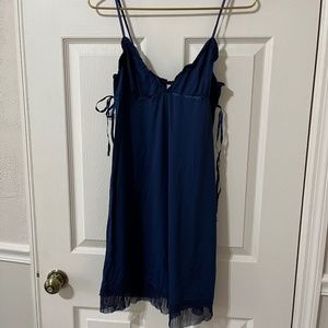 Vintage navy dress slip